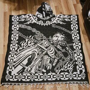 Ghost Rider Hooded Poncho Ghost Route One Size Adult Poncho